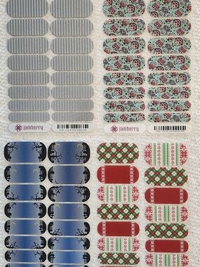 Jamberry Nail Wraps - Holiday Mix - 4 Sheets